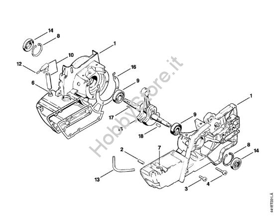 Carter albero a gomito BT 360 BT 360 brand Stihl